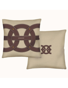 BORBONESE CUSCINO ARREDO DOBULE FACE 45 X 45 CM IN RASO -... 2