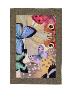 BORBONESE STROFINACCIO 50 X 70 CM IN PANAMA - BUTTERFLY