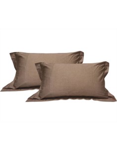 BORBONESE SET 2 FEDERE PER GUANCIALE 50 X 80 CM IN RASO -...