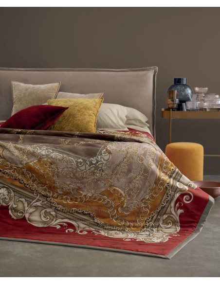 DONDI CALDO PAREO MATRIMONIALE 270 X 270 CM IN 100% COTONE - TIFFANY