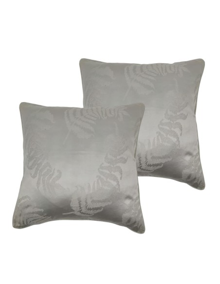 DONDI SET 2 CUSCINI ARREDO 42 X 42 CM IN RASO 100% COTONE