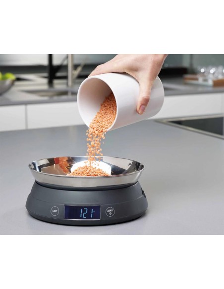 JOSEPH JOSEPH BILANCIA ELETTRONICA PER ALIMENTI 22 X 18 CM - SWITCHSCALE