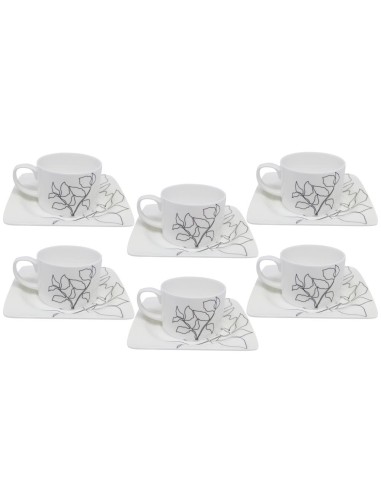 SCHERZER SET 6 TAZZE DA TÈ - SUBLIMA LOTUS