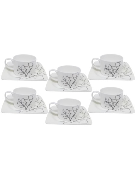 SCHERZER SET 6 TAZZE DA TÈ - SUBLIMA LOTUS