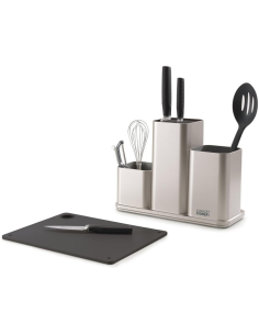 JOSEPH JOSEPH ORGANIZZATORE PORTA POSATE E TAGLIERE 30X22...