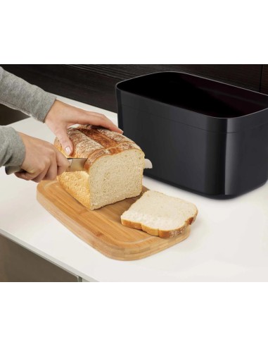 JOSEPH JOSEPH PORTA PANE BAMBOO CON COPERCHIO...