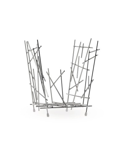 ALESSI PORTARIVISTE 45 X 28 X H35 CM IN ACCIAIO...