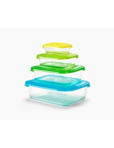 JOSEPH JOSEPH SET 4 CONTENITORI SALVASPAZIO IN VETRO CON... 2