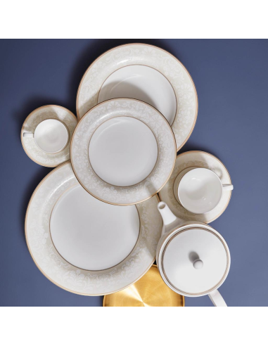 LIVELLARA SERVIZIO DI PIATTI 55 PEZZI -...