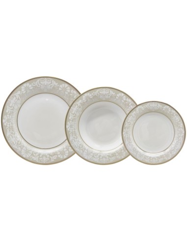 LIVELLARA SERVIZIO DI PIATTI 55 PEZZI -...