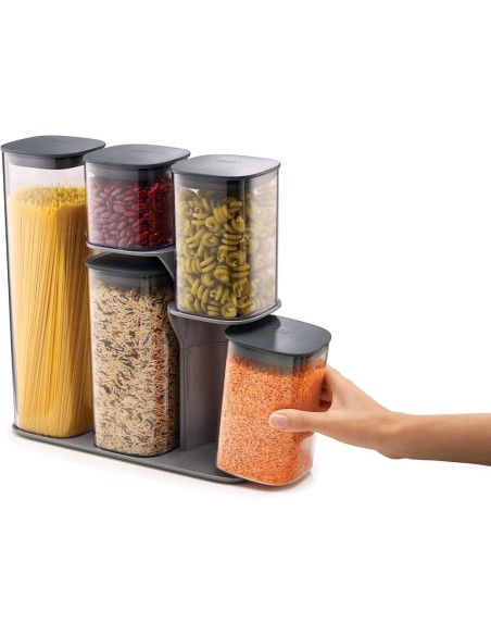 JOSEPH JOSEPH SET DI 5 CONTENITORI PER CONSERVAZIONE ALIMENTI - PODIUM