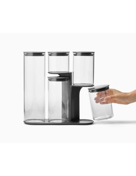 JOSEPH JOSEPH SET DI 5 CONTENITORI PER CONSERVAZIONE ALIMENTI - PODIUM