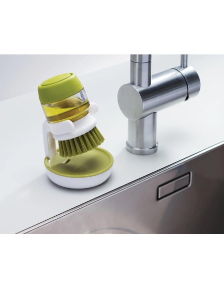 JOSEPH JOSEPH SPAZZOLA PER PIATTI CON DISPENSER SAPONE 13X9 CM - SCRUB