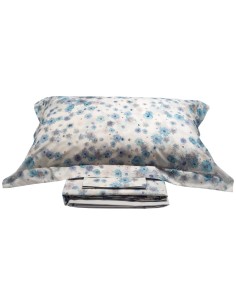 MIRABELLO COMPLETO LENZUOLA MATRIMONIALE IN FLANELLA - MALVA