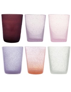 MEMENTO SET 6 BICCHIERI ACQUA 30 CL - VIOLETTE