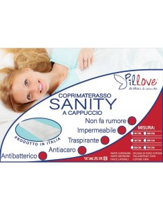 PILLOVE COPRIMATERASSO SANITARIO A CAPPUCCIO - SANITY 2