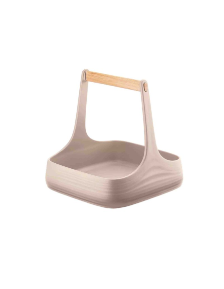 GUZZINI PORTA TUTTO ORGANIZZATORE DA TAVOLA 22 X 22 CM - TIERRA