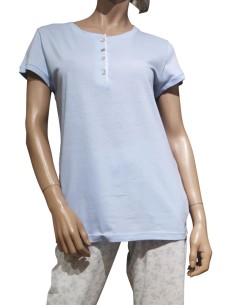MANAM PIGIAMA DONNA SERAFINO, MEZZA MANICA E PANTALONE 2