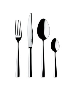 GUZZINI SERVIZIO POSATE 24 PEZZI IN ACCIAIO INOX - MY TABLE