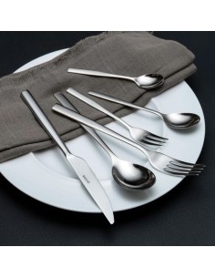 GUZZINI SERVIZIO POSATE 24 PEZZI IN ACCIAIO INOX - PETRA 2