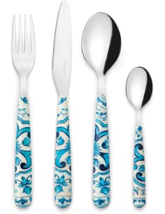 GUZZINI SERVIZIO POSATE 24 PEZZI IN ACCIAO INOX - BLUES