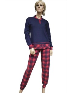 MYPI PIGIAMA DONNA SERAFINO MANICHE LUNGHE E PANTALONE LUNGO