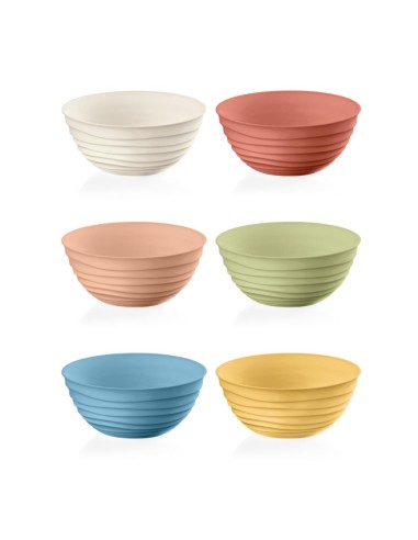 GUZZINI SET 6 COPPETTE Ø 12 CM IN PLASTICA -...