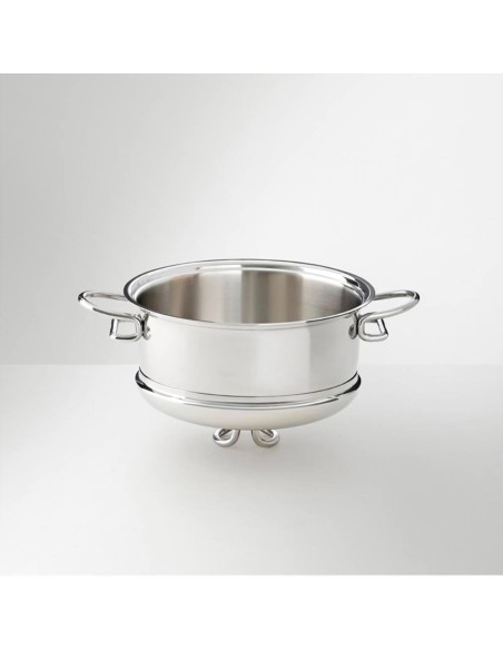 SERAFINO ZANI PENTOLA ALTA 2 MANIGLIE IN ACCIAIO INOX - KAREN