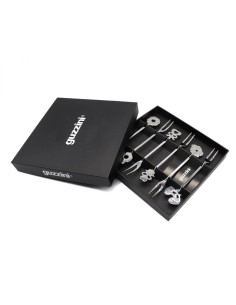 GUZZINI SET 6 FORCHETTINE DOLCE IN ACCIAIO INOX - LOVE 2