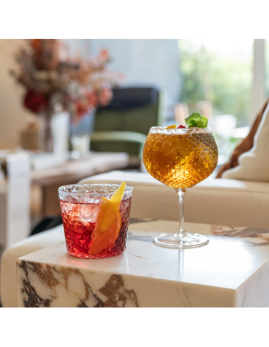 ZAFFERANO SET 4 BICCHIERI WHISKY 43 CL -...