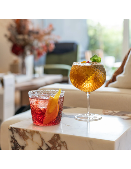 ZAFFERANO SET 4 BICCHIERI WHISKY 43 CL - VENEZIANO MIXOLOGY