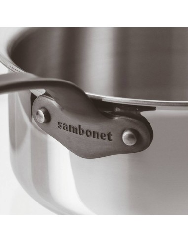 SAMBONET SCALDABURRO Ø 12 CM IN ACCIAIO - HOME...