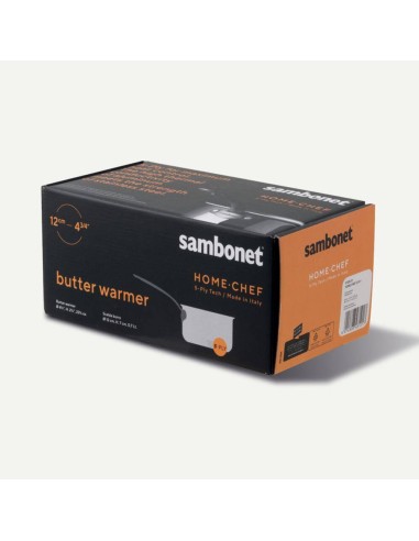 SAMBONET SCALDABURRO Ø 12 CM IN ACCIAIO - HOME...