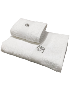 BLUMARINE SET 2 ASCIUGAMANI IN SPUGNA 100% COTONE -... 2