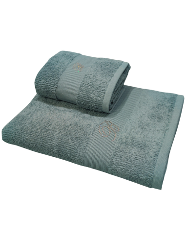 BLUMARINE SET 2 ASCIUGAMANI IN SPUGNA 100%...