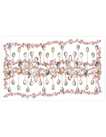 DIGITAL LAB TOVAGLIA IN PANAMA DI COTONE - BLOSSOM