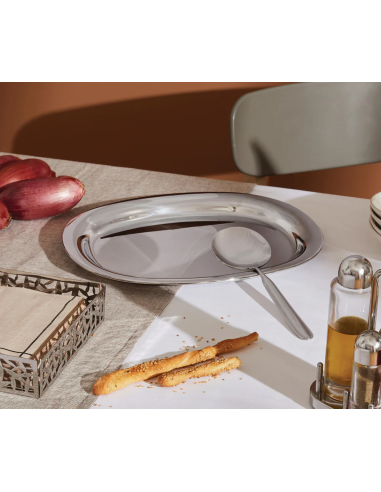 ALESSI PIATTO DA PORTATA OVALE LUCIDO IN...
