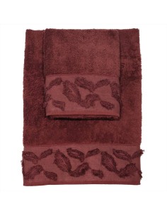 DAVID SET 2 ASCIUGAMANI VISO E OSPITE IN SPUGNA 100%...