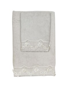 DAVID SET 2 ASCIUGAMANI VISO E OSPITE IN SPUGNA 100%...