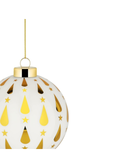 ALESSI PALLINA Ø 6 CM PER ALBERO NATALIZIO IN VETRO - DELIGHT