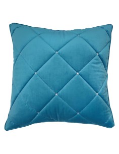 DAVID SET 2 CUSCINI ARREDO 60 X 60 CM IN VELLUTO TRAPUNTATI 2