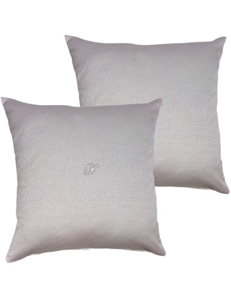 DAVID SET 2 CUSCINI ARREDO 60 X 60 CM IN TESSUTO JACQUARD - PICCOLE ORME