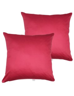DAVID SET 2 CUSCINI ARREDO 60 X 60 CM IN RASO 100% COTONE