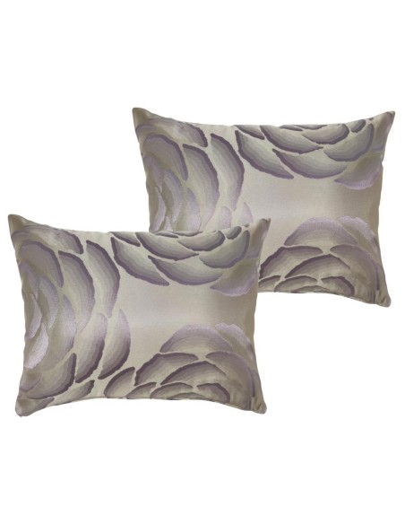 DAVID SET 2 CUSCINI ARREDO RETTANGOLARI 32 X 42 CM IN TESSUTO JACQUARD