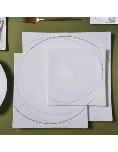 LIVELLARA SET 6 PIATTI PIANI 26 X 26 CM -...