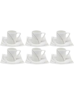 LIVELLARA SET 6 TAZZE DA CAFFÈ CON PIATTINO - MASTERPIECE