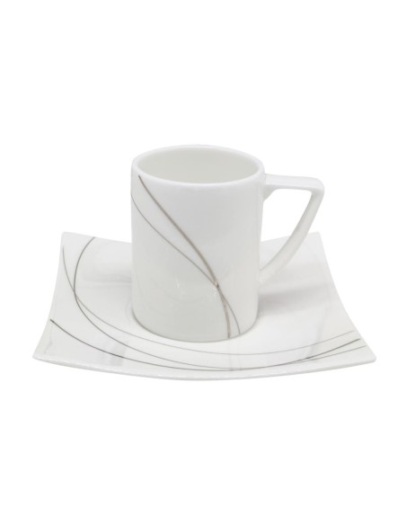 LIVELLARA SET 6 TAZZE DA CAFFÈ CON PIATTINO - MASTERPIECE