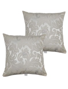DAVID SET 2 CUSCINI ARREDO 42 X 42 CM IN TESSUTO JACQUARD