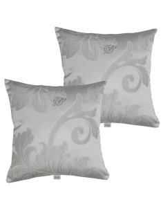 DAVID SET 2 CUSCINI ARREDO 42 X 42 CM IN TESSUTO JACQUARD