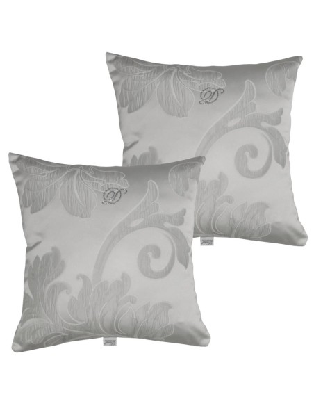 DAVID SET 2 CUSCINI ARREDO 42 X 42 CM IN TESSUTO JACQUARD